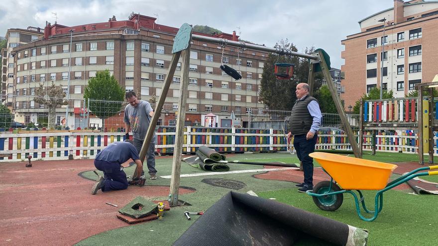 Los parques infantiles de San Martín se renuevan: habrá nuevos columpios, pérgolas y tirolinas