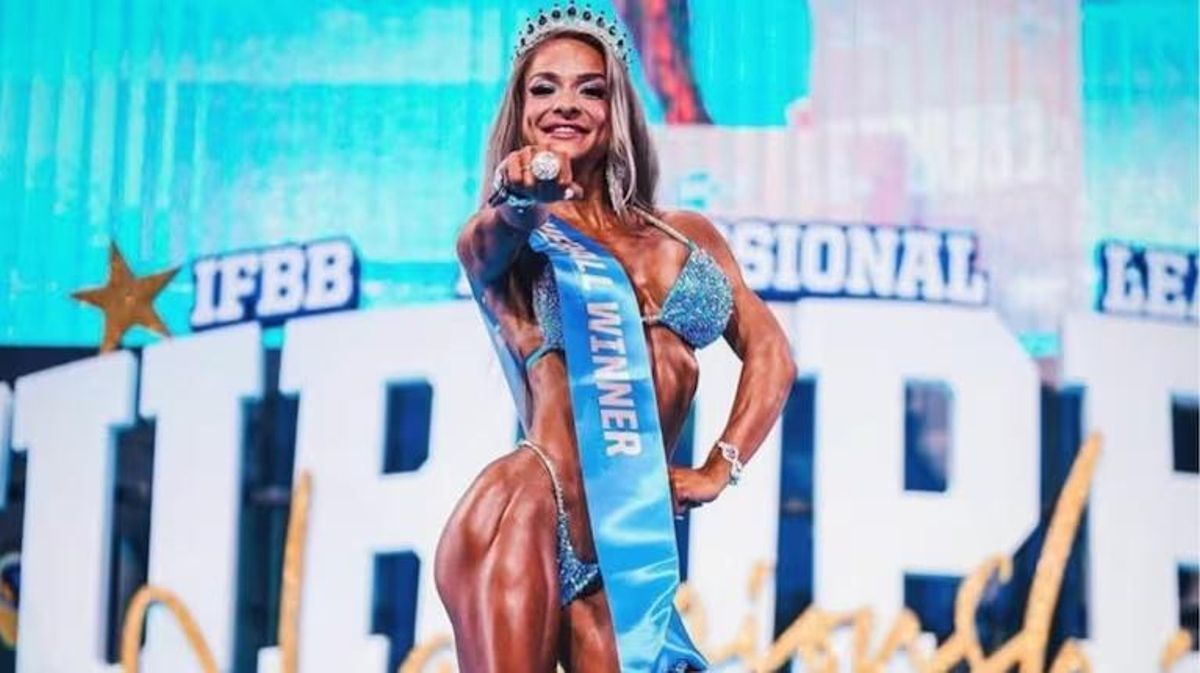 La fisioculturista Lorena Blanco. La fisioculturista Lorena Blanco.