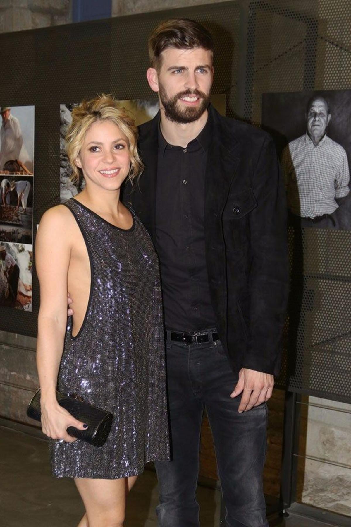 Shakira y Piqué posan antes de entrar en la 'Festa de l'esport catalá'