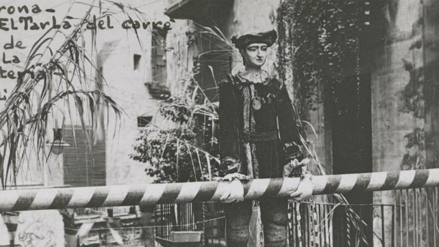 El Tarlà del carrer de l&#039;Argenteria de Girona, l&#039;any 1918