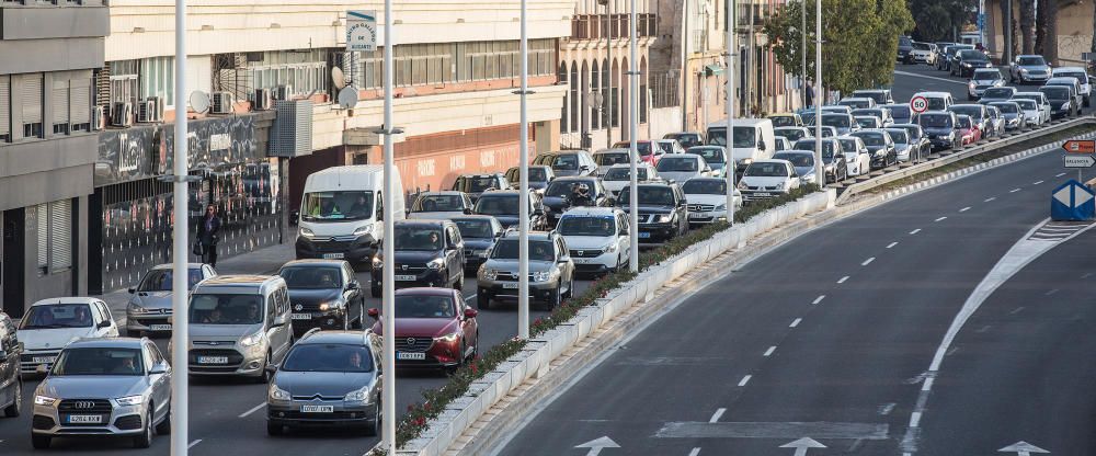 Colapso en Alicante