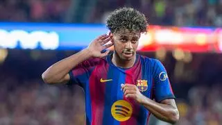 La alineación del Barça en Valencia: Rodrigo y Lamine Yamal, titulares