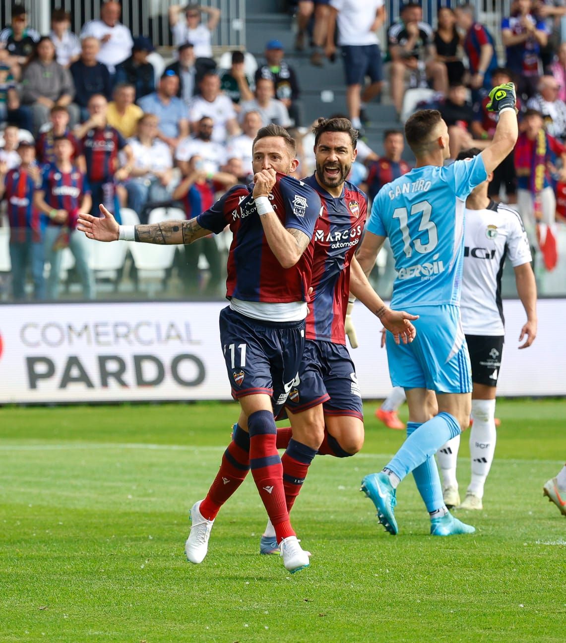 Así se ha vivido el Burgos-Levante UD
