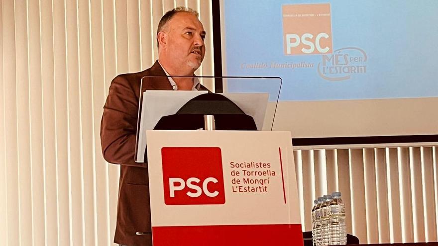El candidat del PSC a Torroella de Montgrí Ramón Moreno.