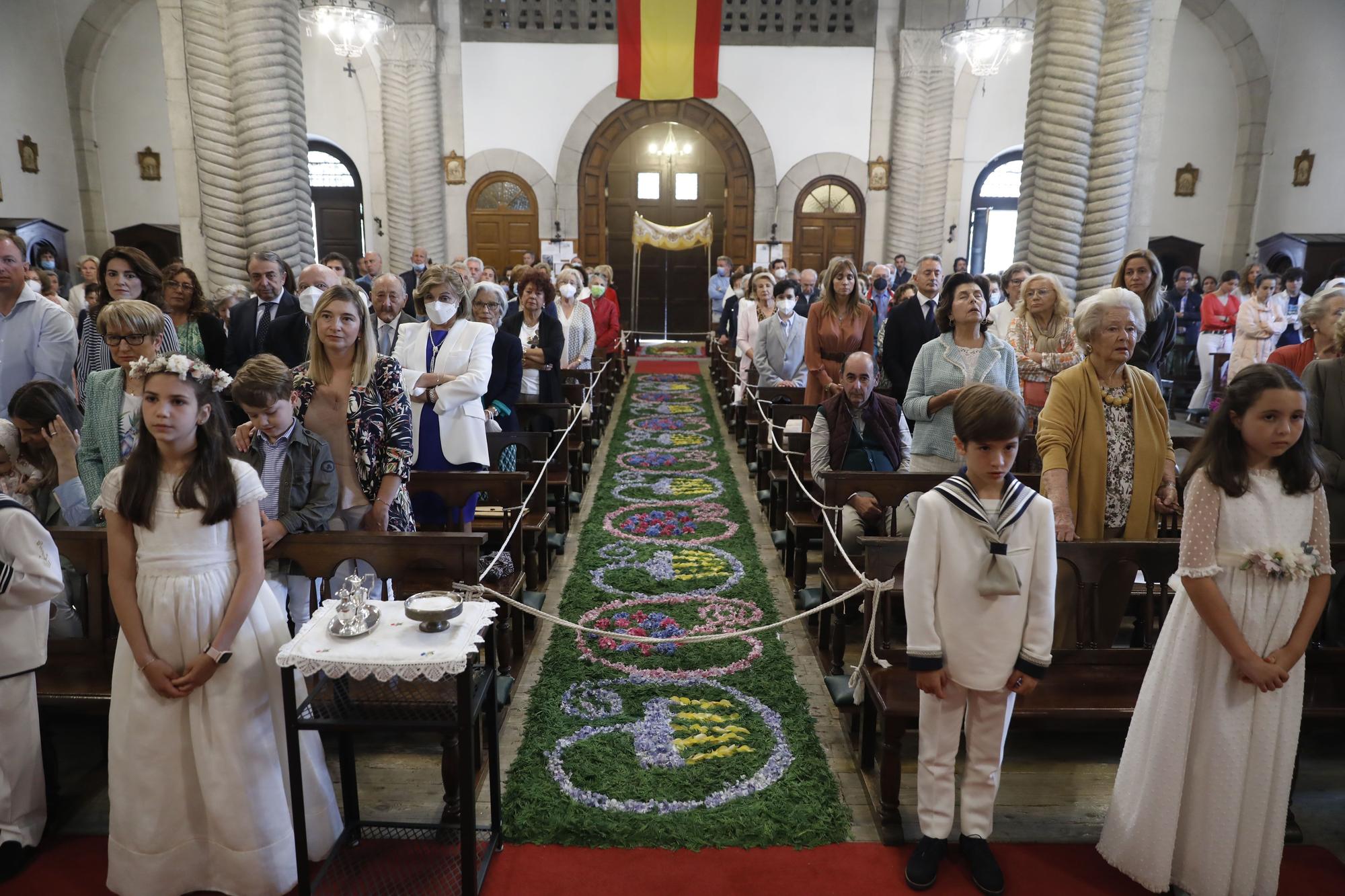 En imágenes: celebración del Corpus en Somió