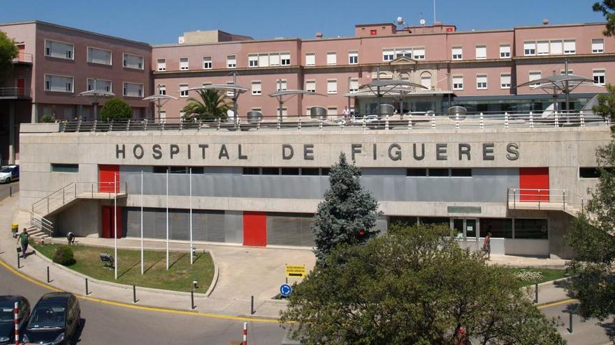 Façana principal de l&#039;Hospital de Figueres.