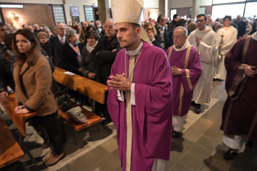 Funeral del bisbe emèrit de Solsona Jaume Traserra