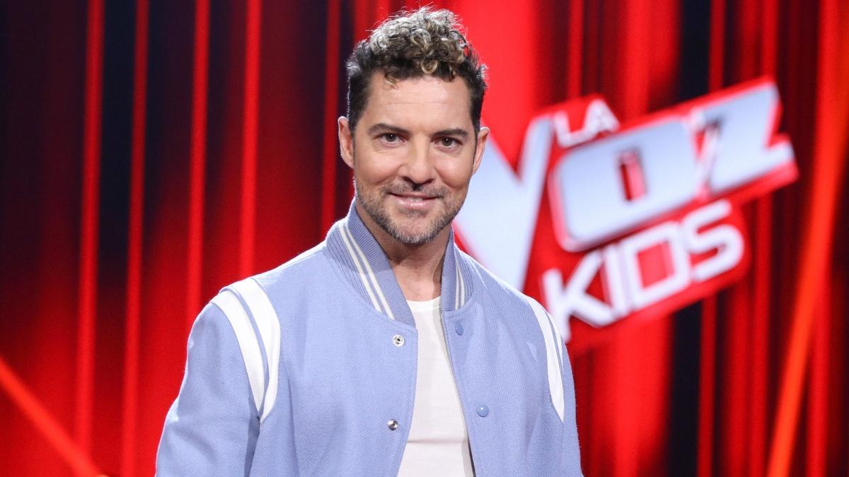 David Bisbal en ’La voz kids’. David Bisbal en ’La voz kids’.