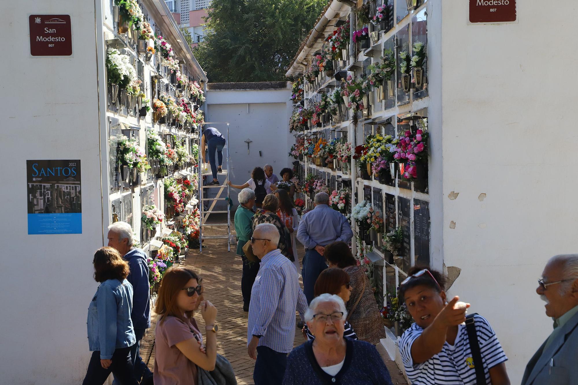 Los cementerios cordobeses cobran vida por el día de Todos los Santos