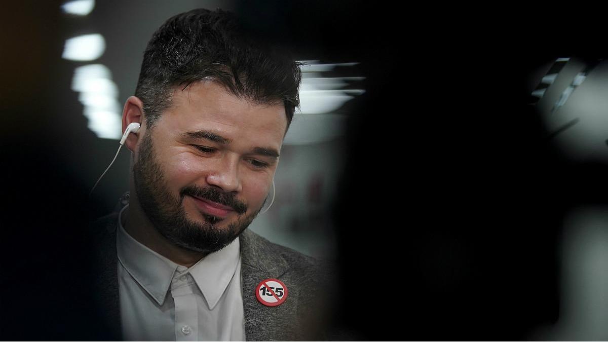 Rufián compara el &#039;procés&#039; y &#039;la Manada&#039;: &#039;25 años por votar y 9 por violar&#039;