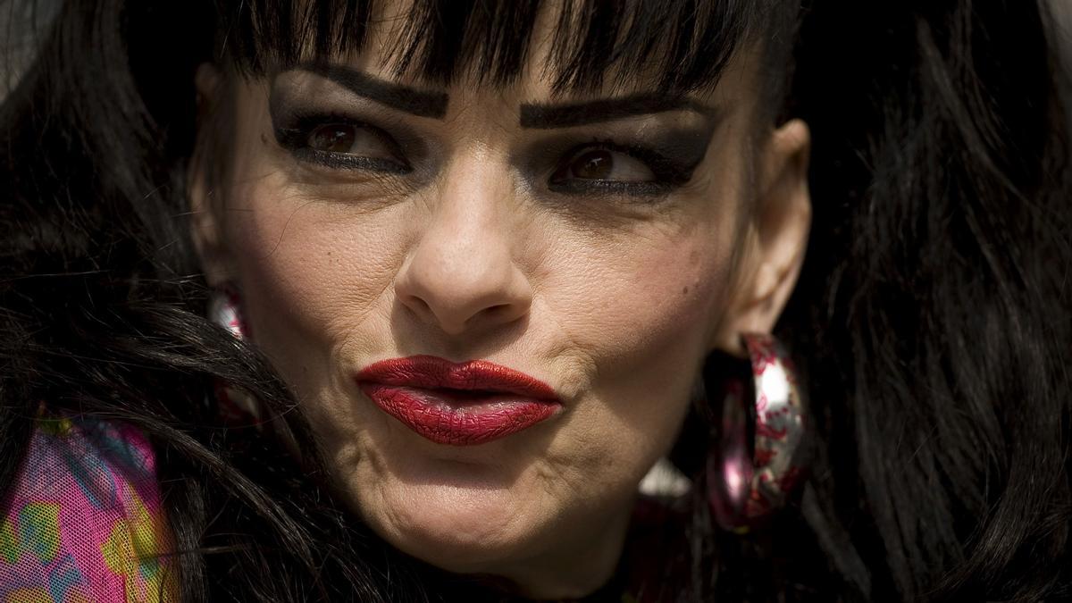 La interprete punk alemana Nina Hagen