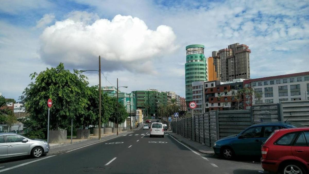 Carretera de Chile, Las Palmas de Gran Canaria, foto de archivo