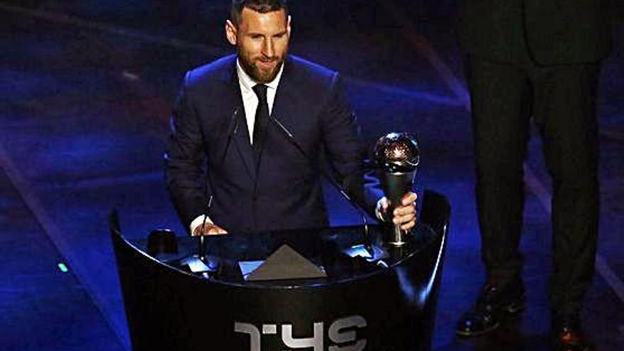 Leo Messi guanya el premi The Best
