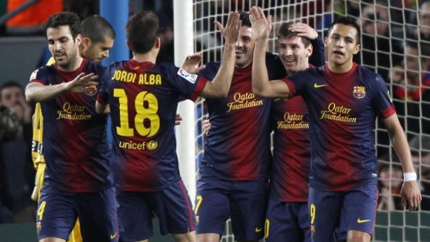 Cálido recibimiento al Barça en Zaragoza