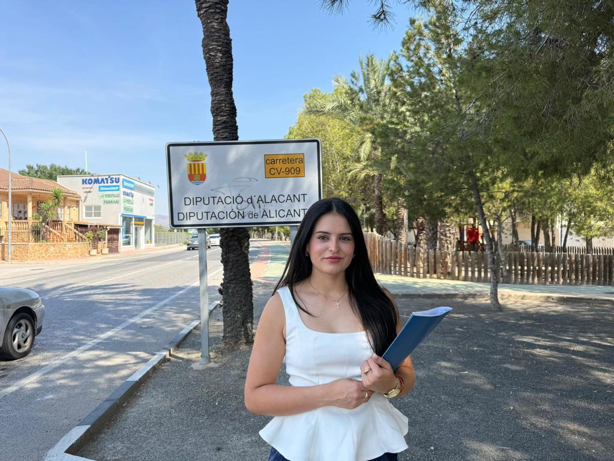 La concejala portavoz del PP Nadiana Moya