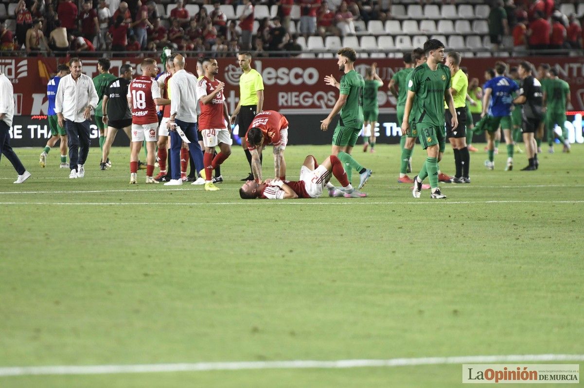 Así fue el encuentro del play off del Real Murcia y el Nástic en la lucha por el ascenso