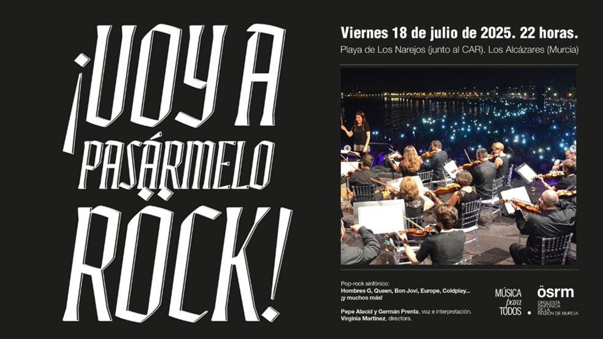 Cartel 'Voy a pasármelo rock'