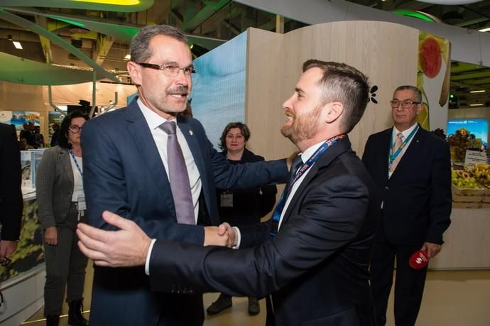 Inauguración del Pabellón de Canarias en la ITB 2019 (Feria Internacional de Turismo de Berlin). Berlin 6 de marzo de 2019