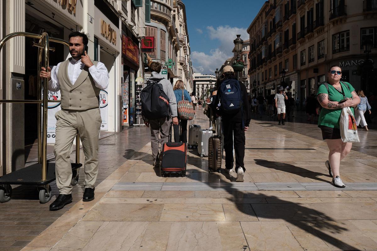 18-10-25, Málaga, ambiente centro y playas. (Fotografía: Gregorio Marrero)