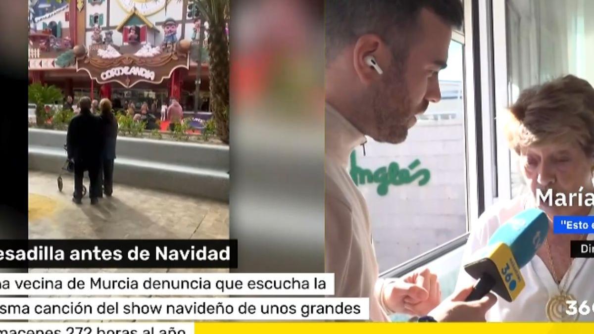 Una vecina de Murcia denuncia que Cortylandia es una pesadilla navideña “Me tuve que ir a Madrid porque me volvía loca”