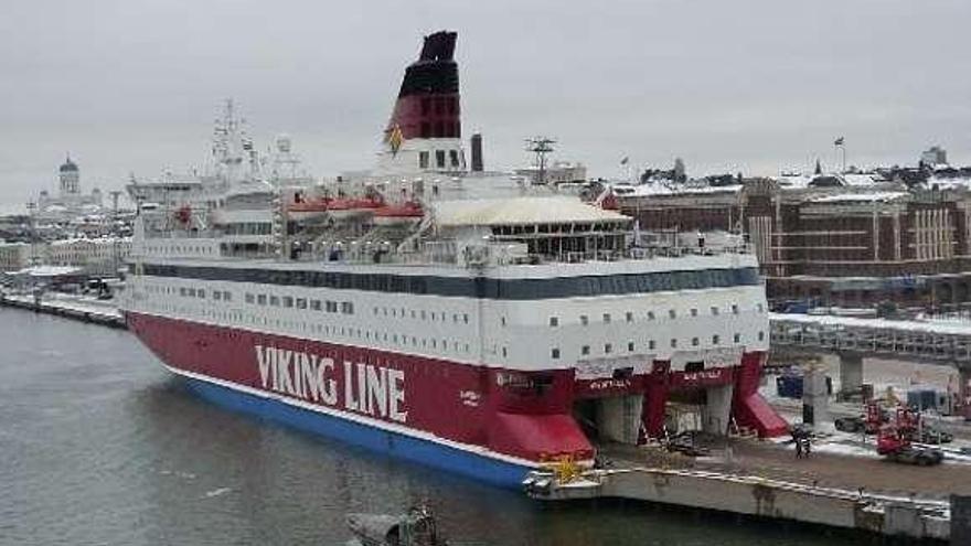 Imagen de un &quot;ferry&quot; de Viking Line similar al que rematará Vulcano.