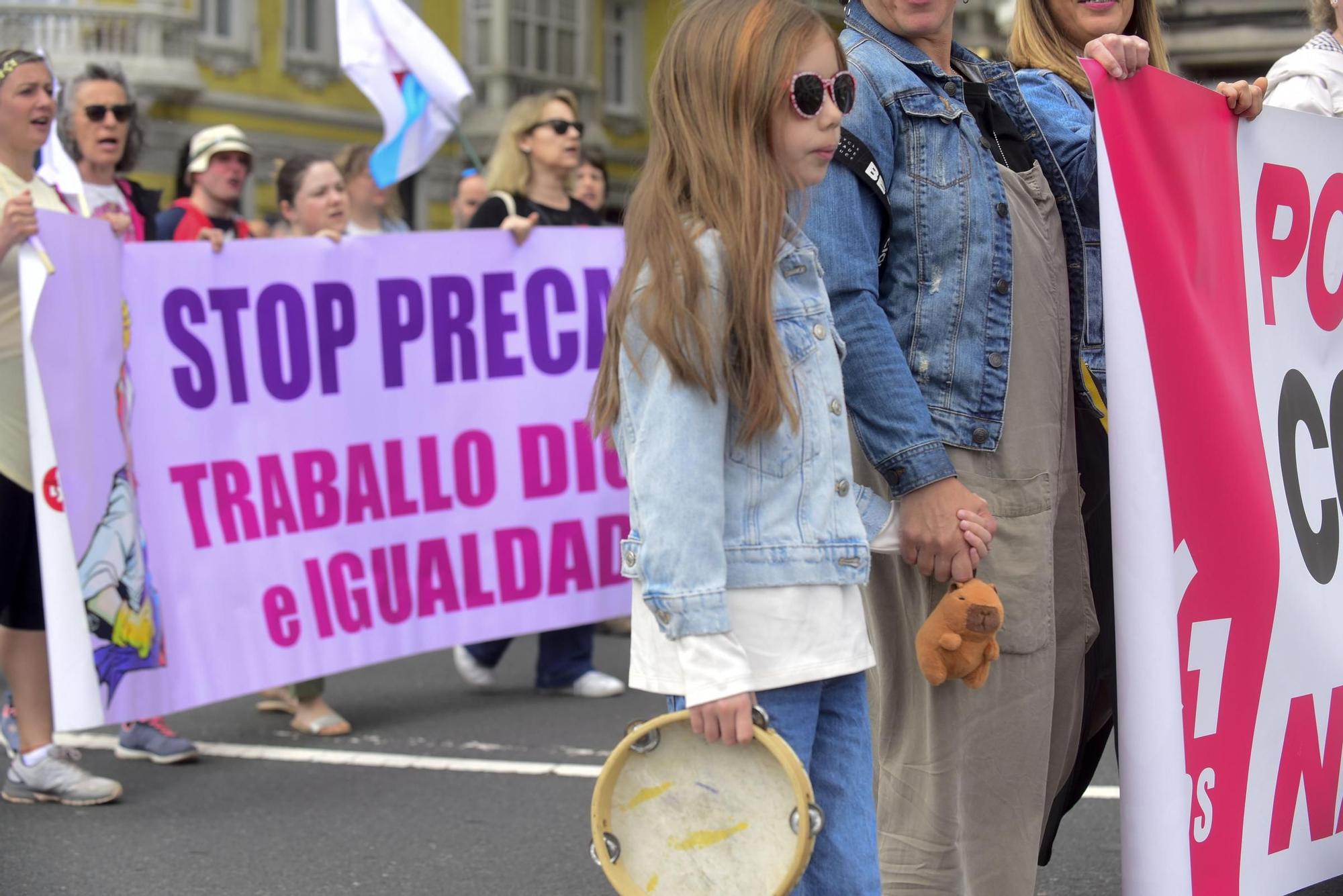 1 de mayo en A Coruña: manifestación de CIG