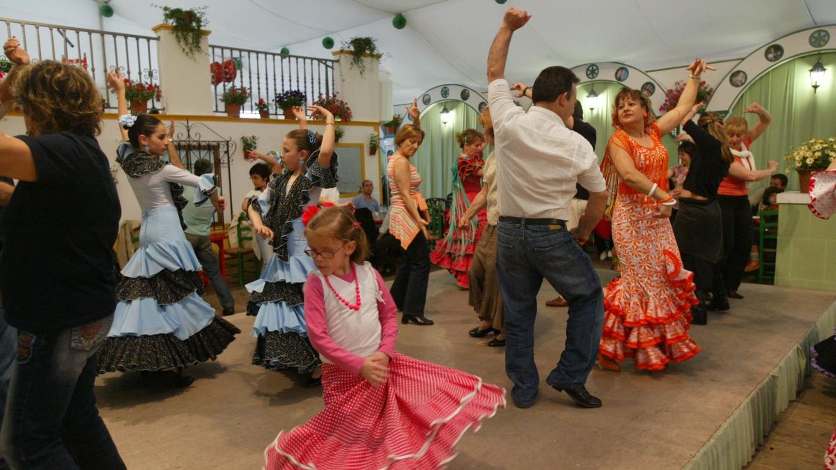 Ambiente en la Feria de Abril