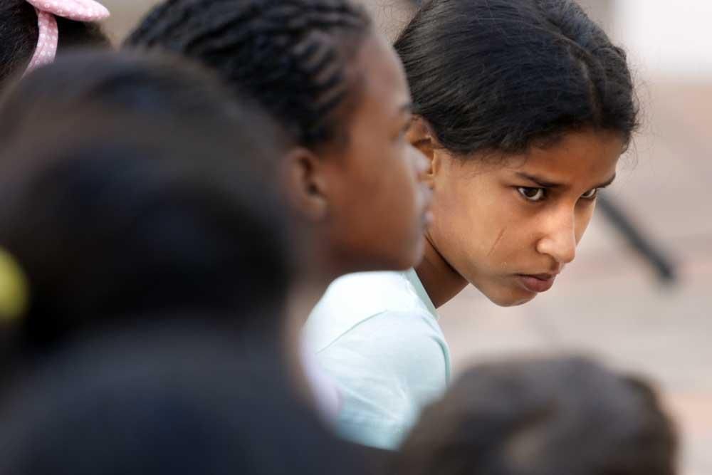 Bienvenida a los niños saharauis