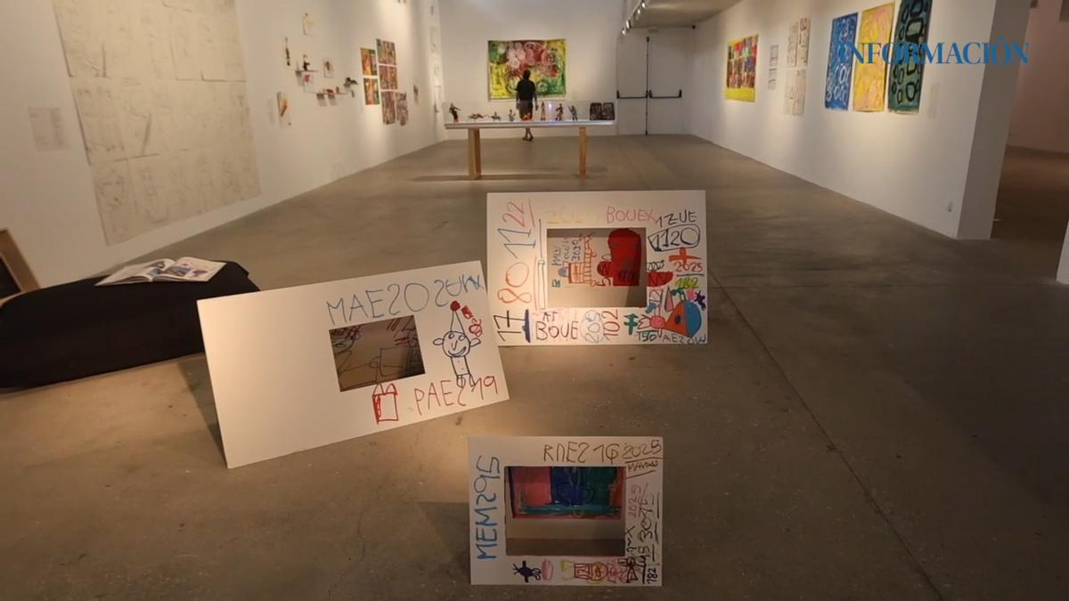 Exposición "Lo que brota" de La Llavor Artística. Resultado de un programa de residencias inclusivas.