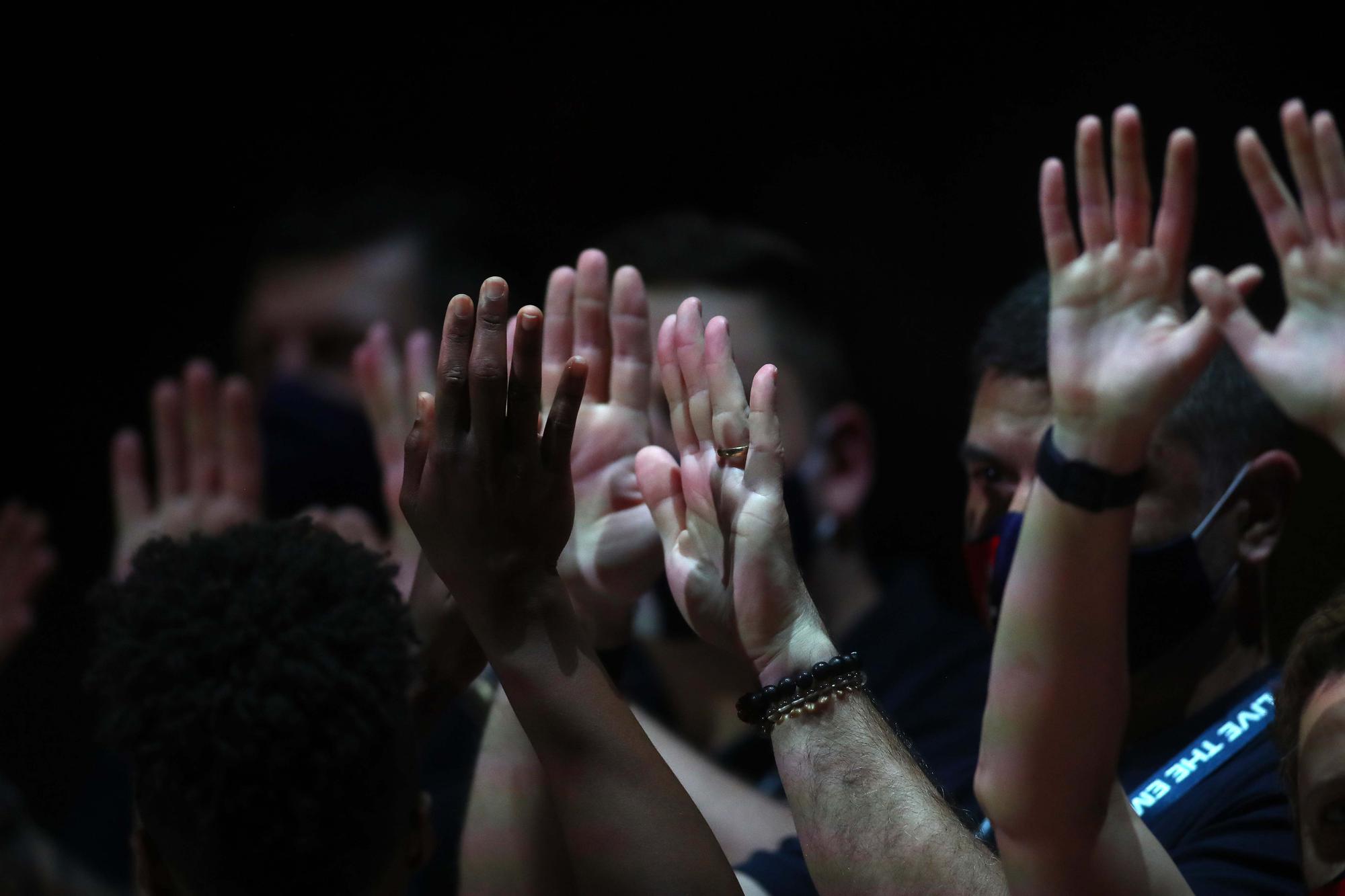 Las imágenes del Serbia - España del Eurobasket