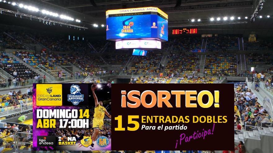 Participa en el sorteo de entradas para el partido Dreamland Gran Canaria vs. Morabanc Andorra