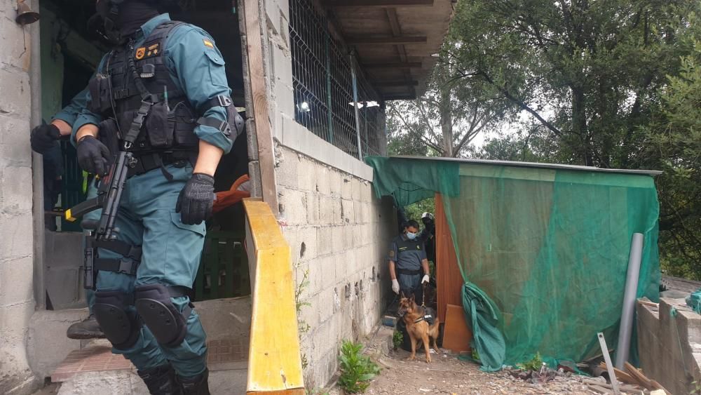 Nuevo golpe al tráfico de drogas en O Vao con varios detenidos