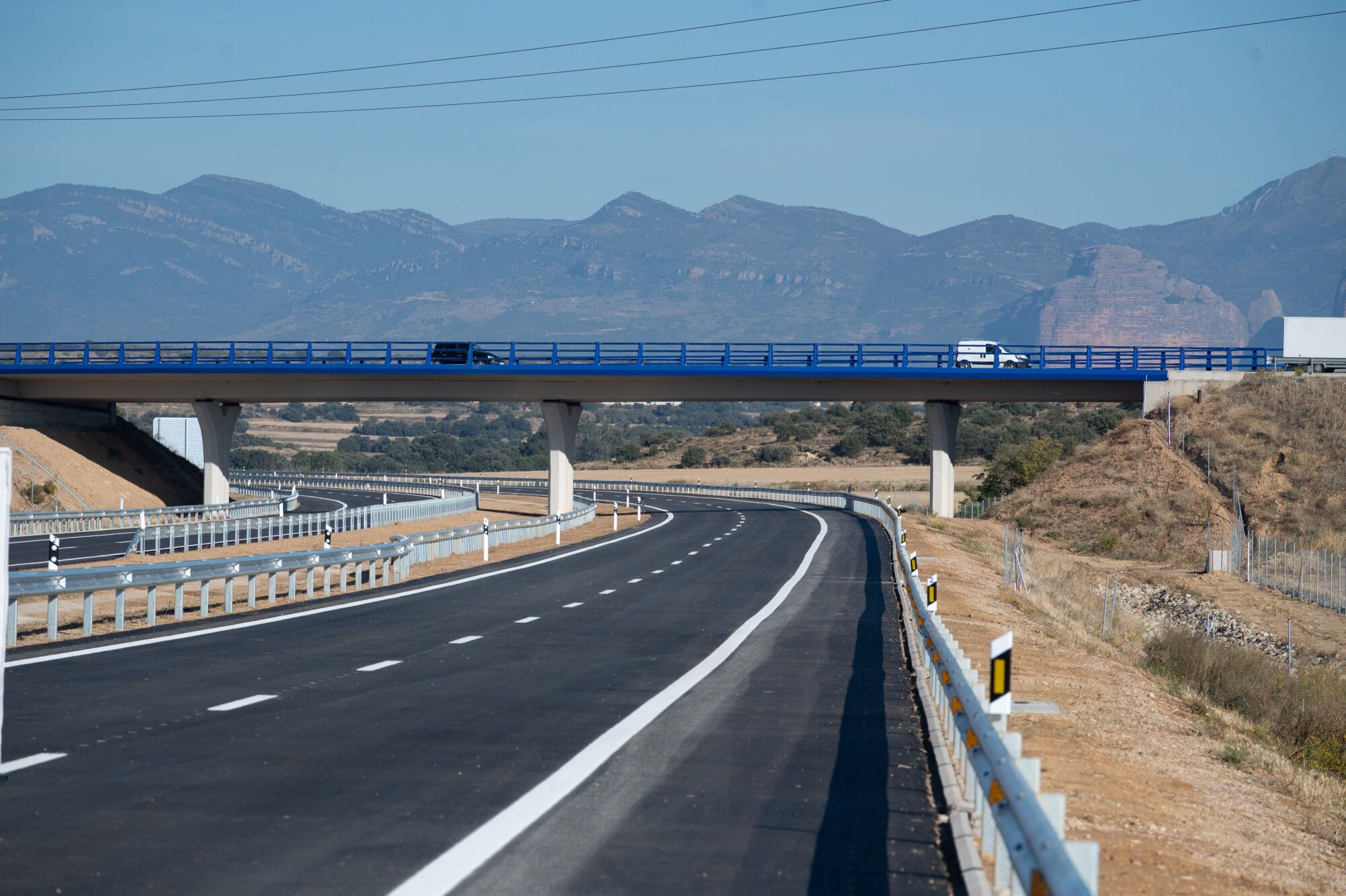 Inauguración del tramo de la A-22 entre Huesca y Siétamo