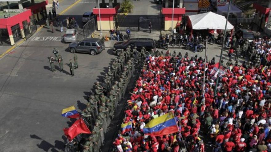 Despedida a Hugo Chávez.