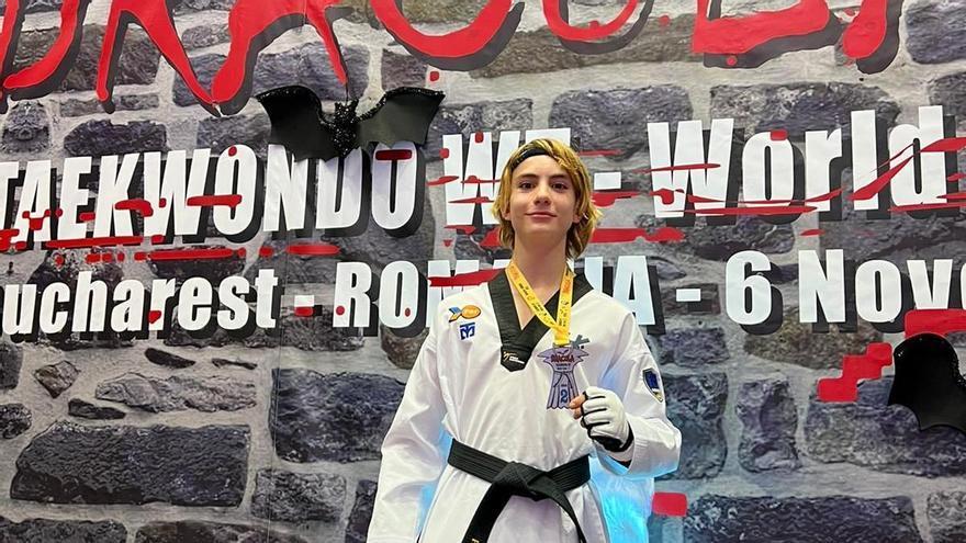 El taekwondista de Alzira Hugo Grande ya está entre los cuarenta mejores junior del mundo