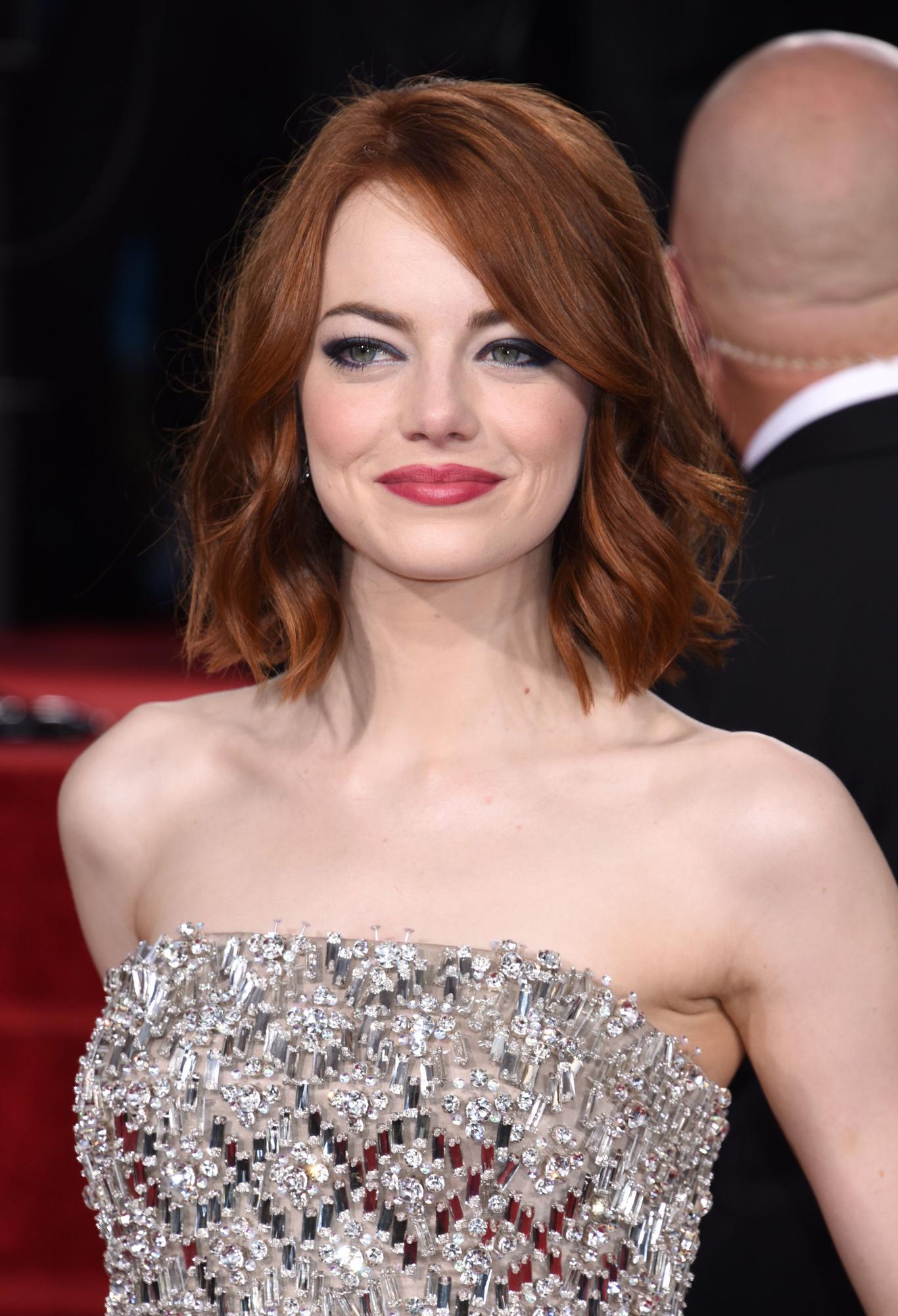 Emma Stone, en los Globos de Oro 2015