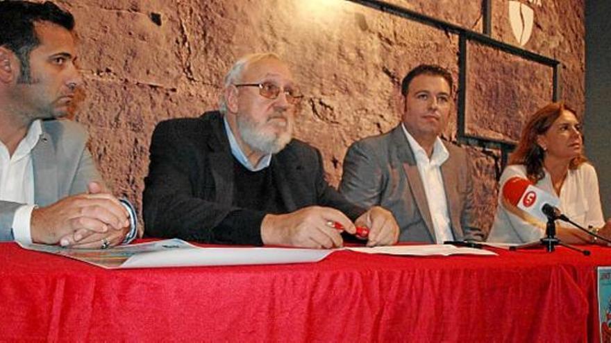 Cecilio Rodríguez, Josep Alabern, Juan González i Cristina García, ahir