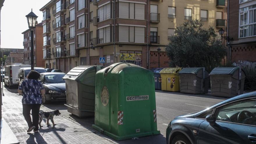 Contenedores en la capital zamorana.