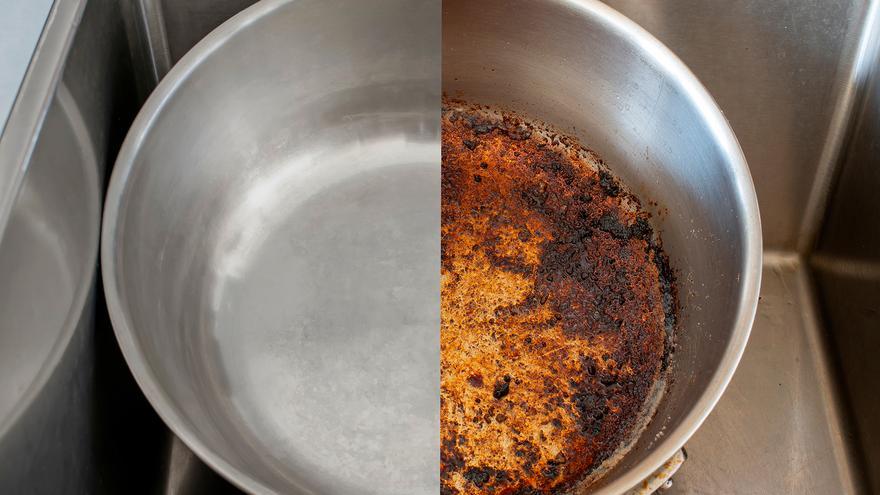 El truco de 30 segundos para que la comida quemada no se pegue en ollas y sartenes