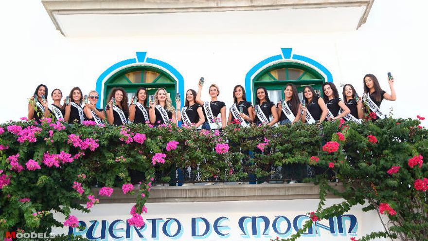Las candidatas a Miss Universo, en Mogán.