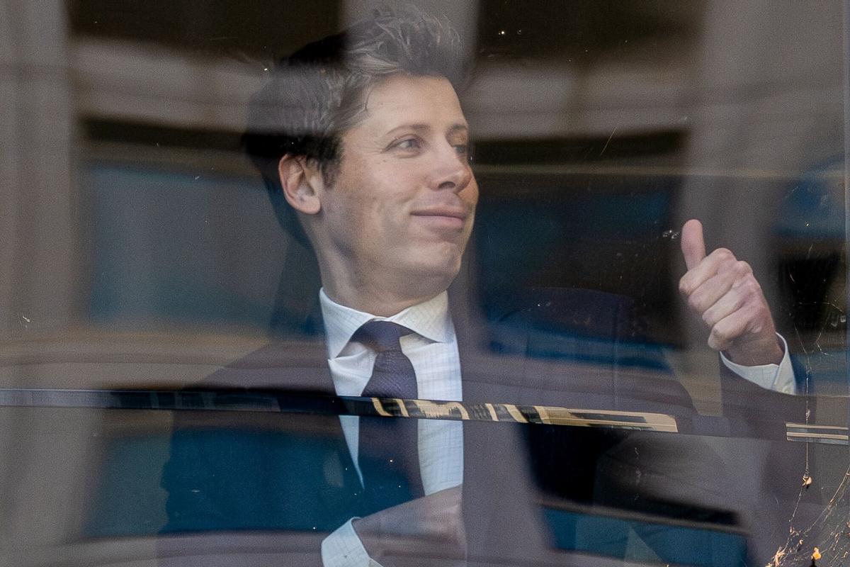 Sam Altman, director ejecutivo de OpenAI, antes del juicio que le enfrenta a Elon Musk,