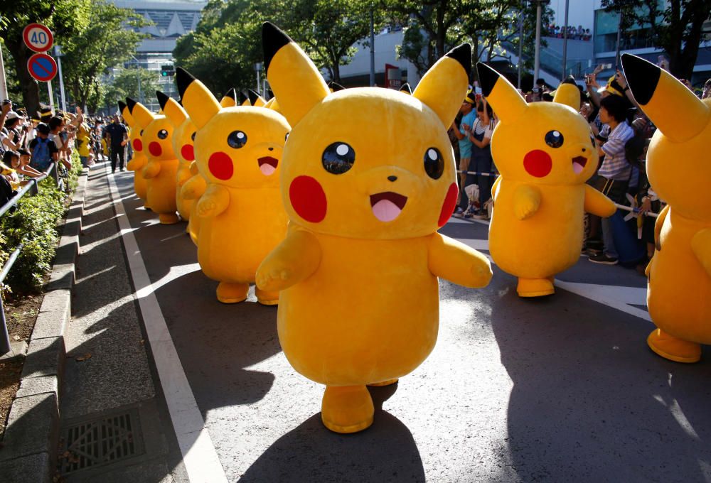 Més de mil Pikachus desfilen pels carrers de Yokohama