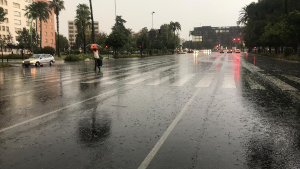 Aviso amarillo en Córdoba por fuertes lluvias a las 20.00 horas