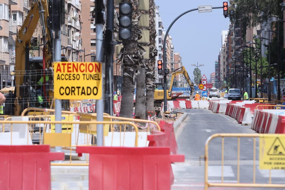 Cortan el túnel de Pérez Galdós durante tres días