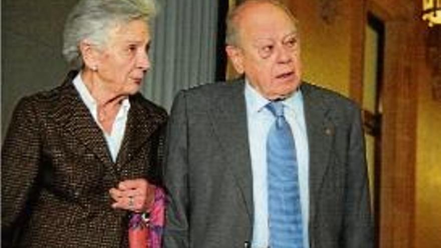 L&#039;expresident català, Jordi Pujol, amb la seva dona Marta Ferrusola.