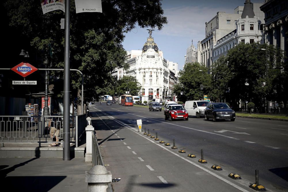 Huelga de los taxis contra Uber y Cabify