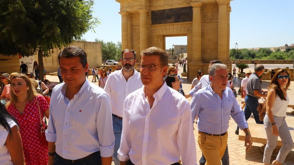 Alberto Núñez Feijóo, que visitó Córdoba en junio del 2022 por la campaña electoral de las elecciones andaluzas, celebrará este fin de semana un retiro en la Sierra con los barones del PP
