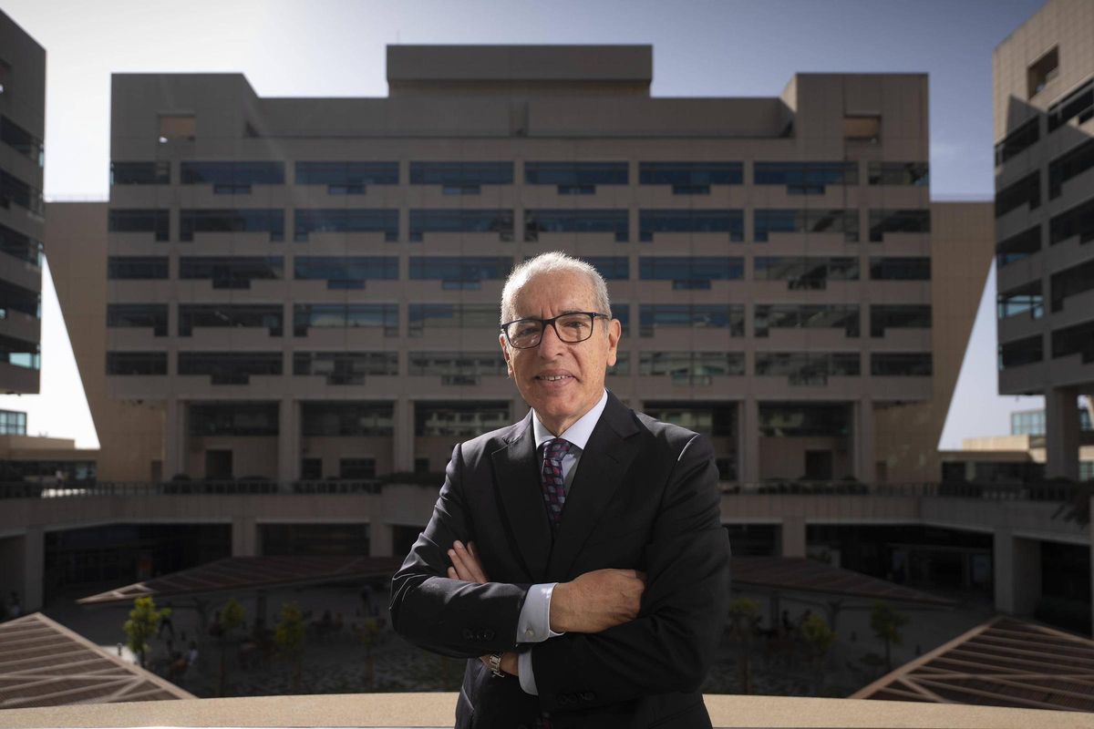 El presidente del Port de Barcelona, José Alberto Carbonell, en el World Trade Center.