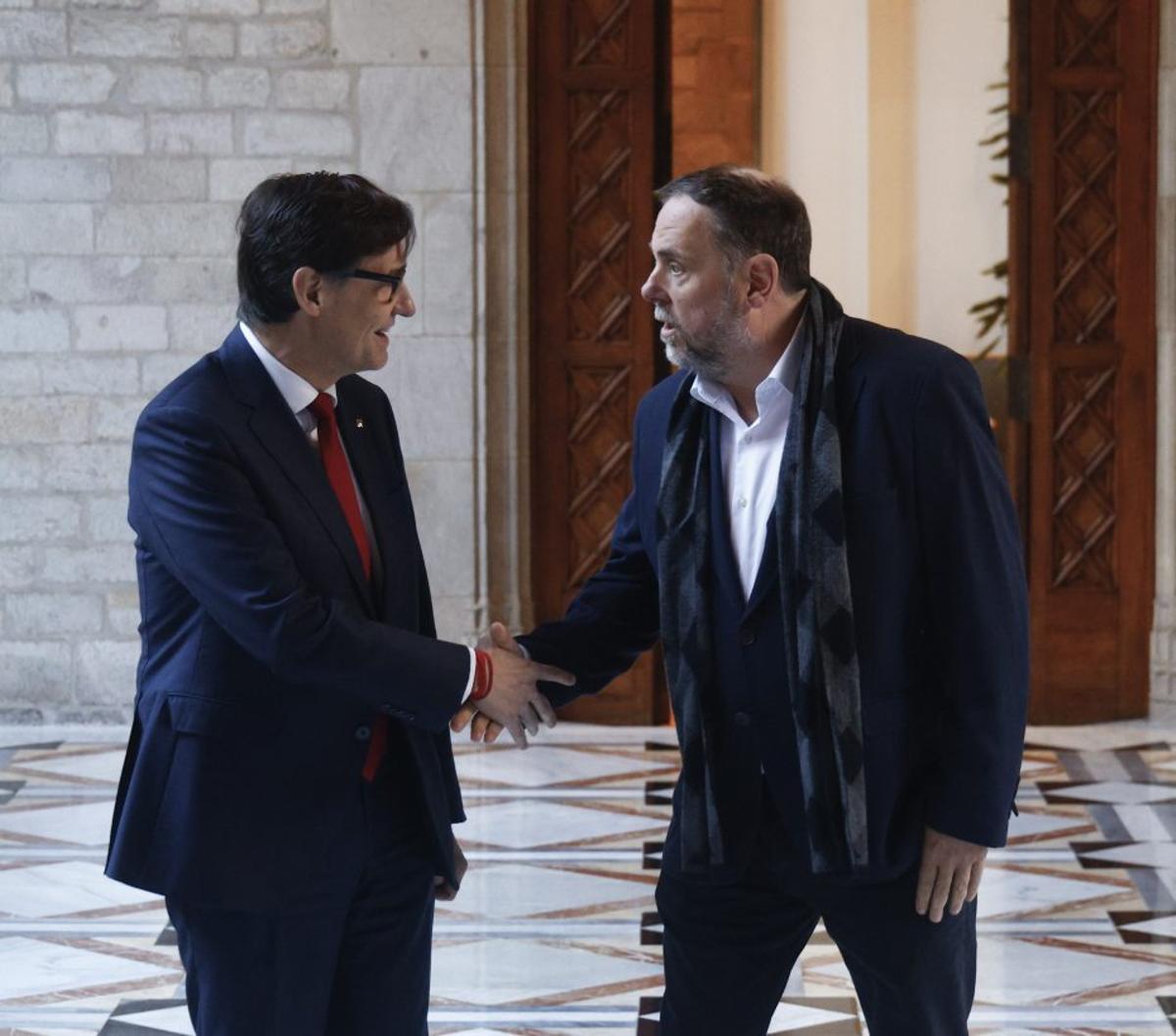 Junqueras exigeix a Illa un compromís amb el tren orbital si vol pressupostos