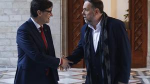 Junqueras exigeix a Illa un compromís amb el tren orbital si vol pressupostos